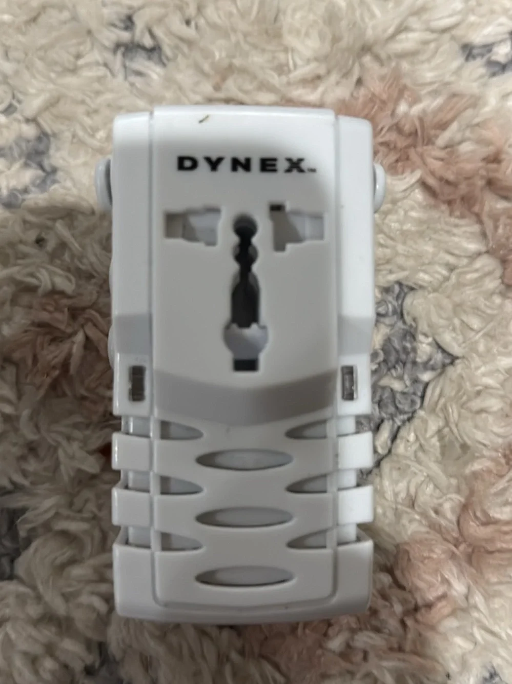 Dynex White Universal Travel Adapter - White